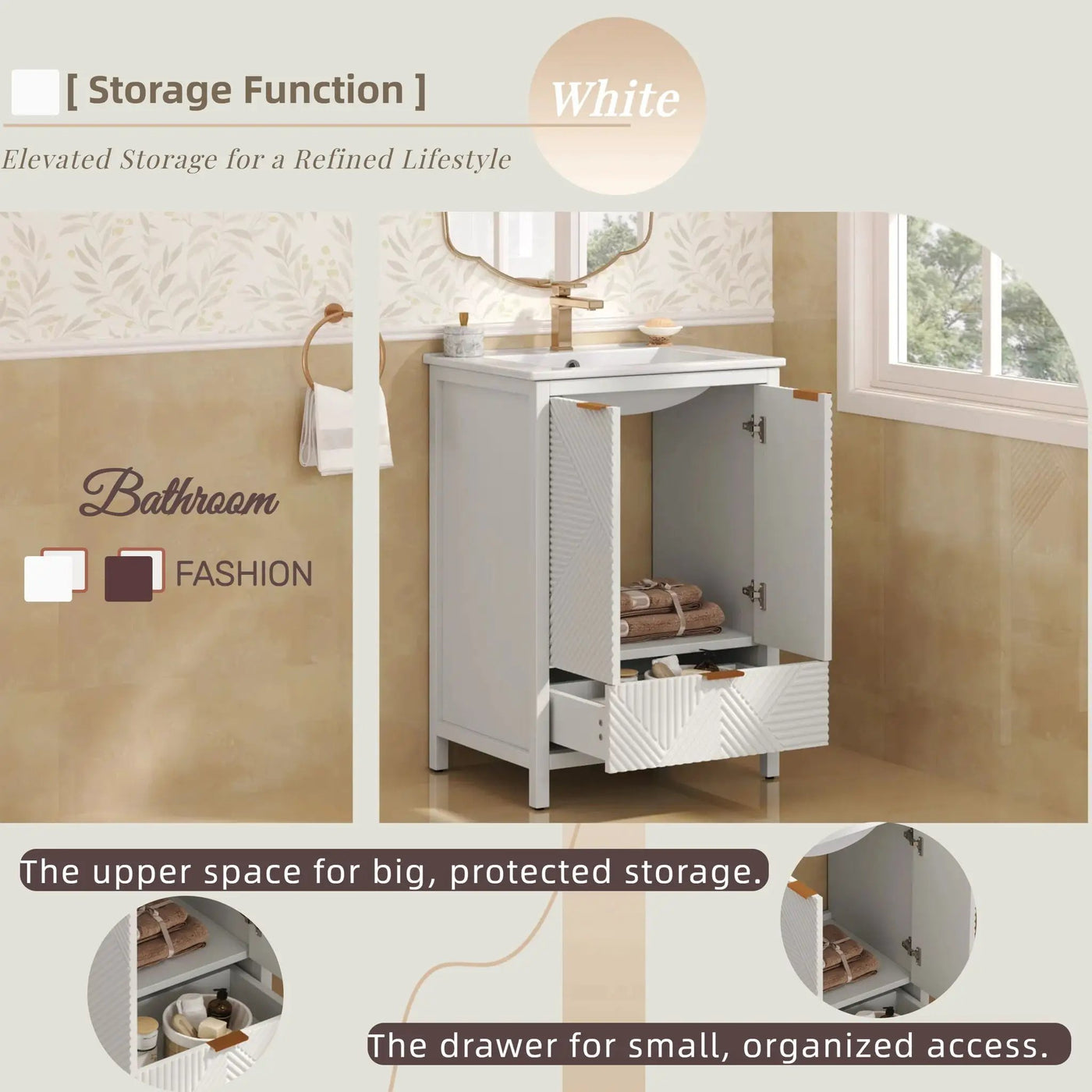 Modern Bathroom Vanity With Sink Combo by HouseOfZazla