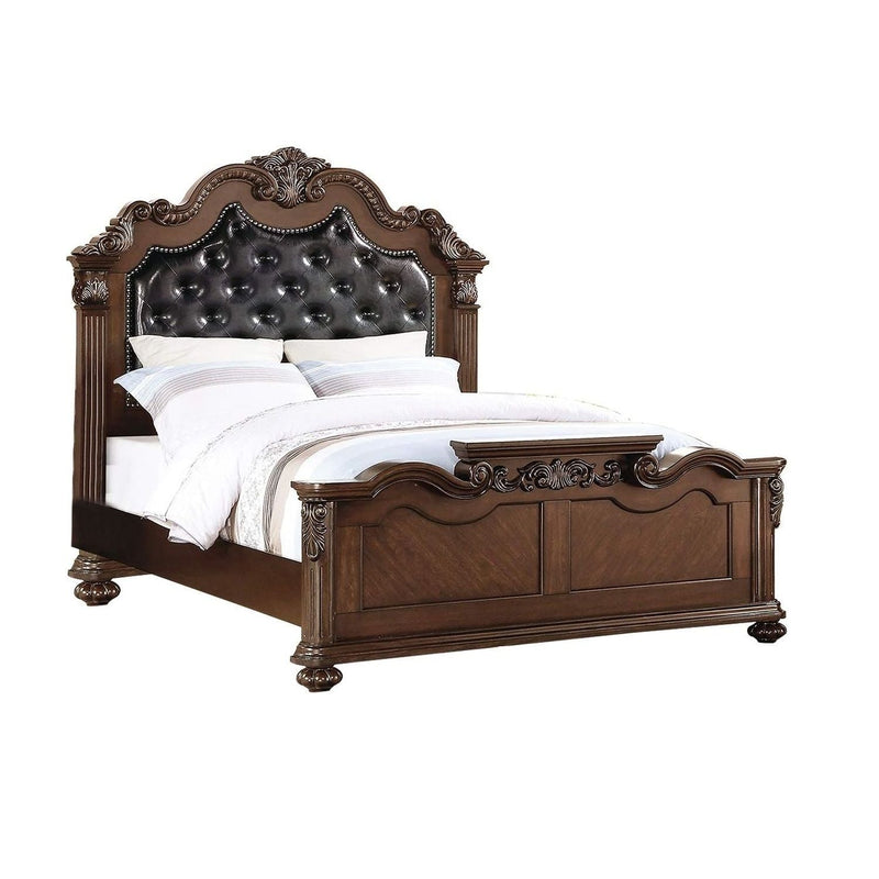 3 Piece Bedroom Set With Tufted Headboard And 2 Nightstands by HouseOfZazla