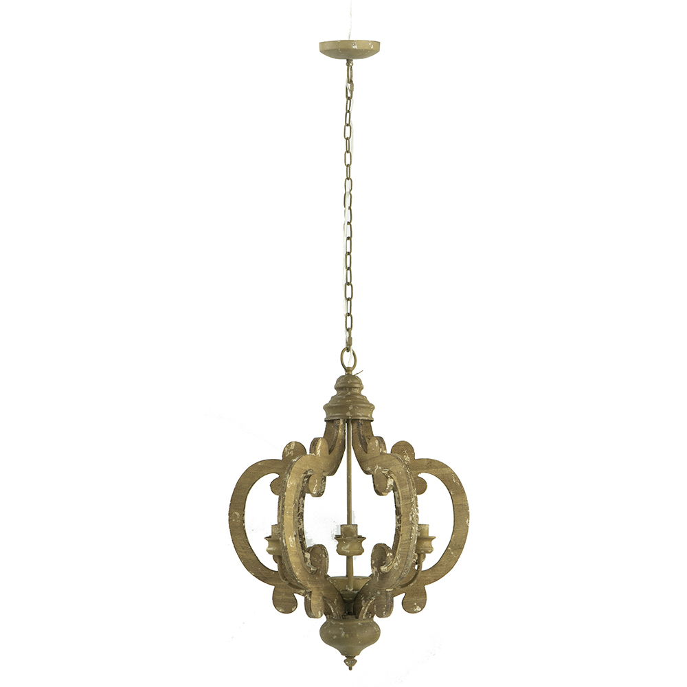 Farmhouse Chandelier with Adjustable Chain - Multiple Colors, photo 14 of 40