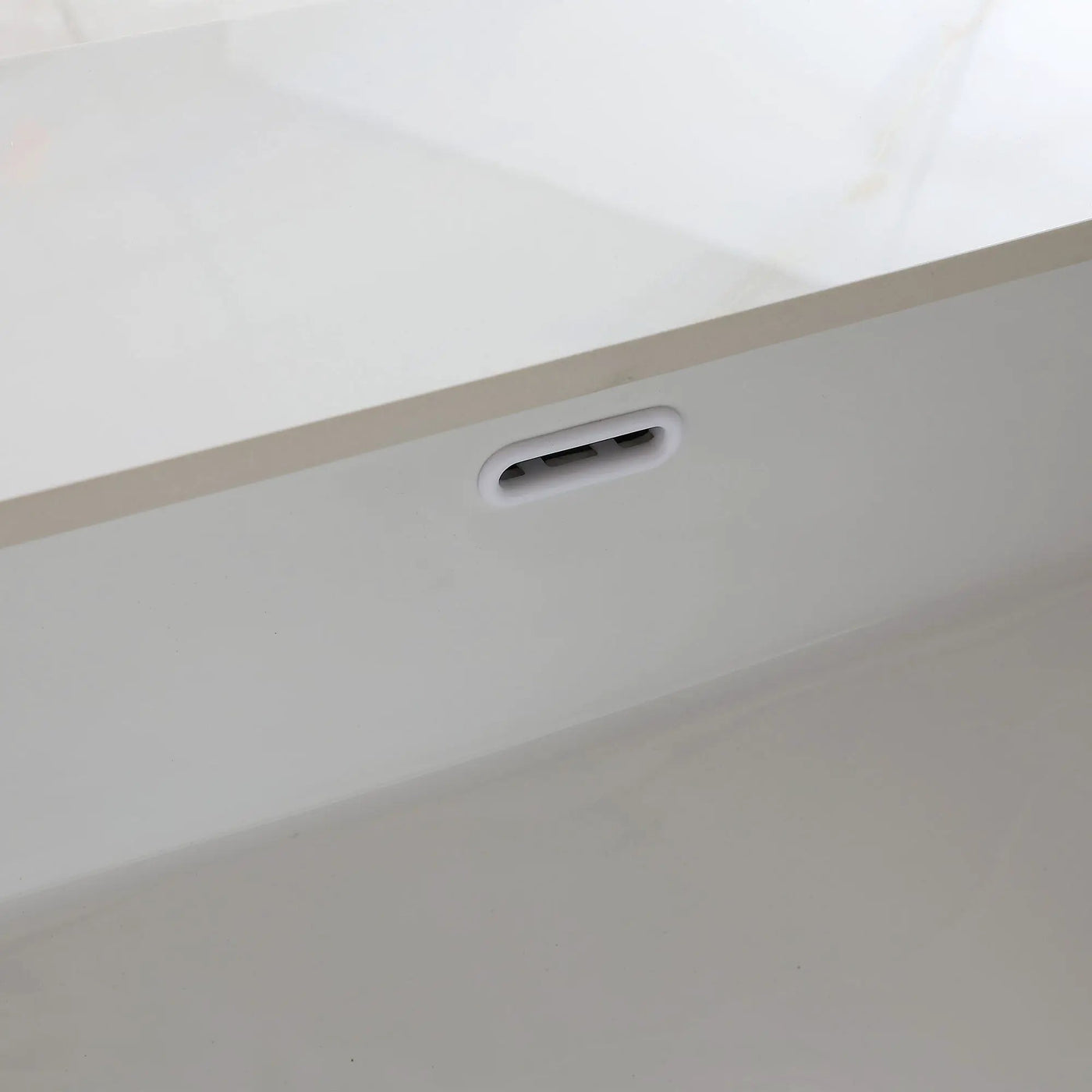 Vanity Top With Undermount Sink And Backsplash, Sintered Stone by HouseOfZazla