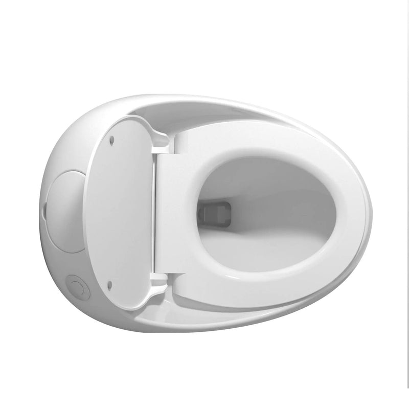 Modern Egg Shape Toilet 1.28 Gpf Single Flush Ceramic by HouseOfZazla