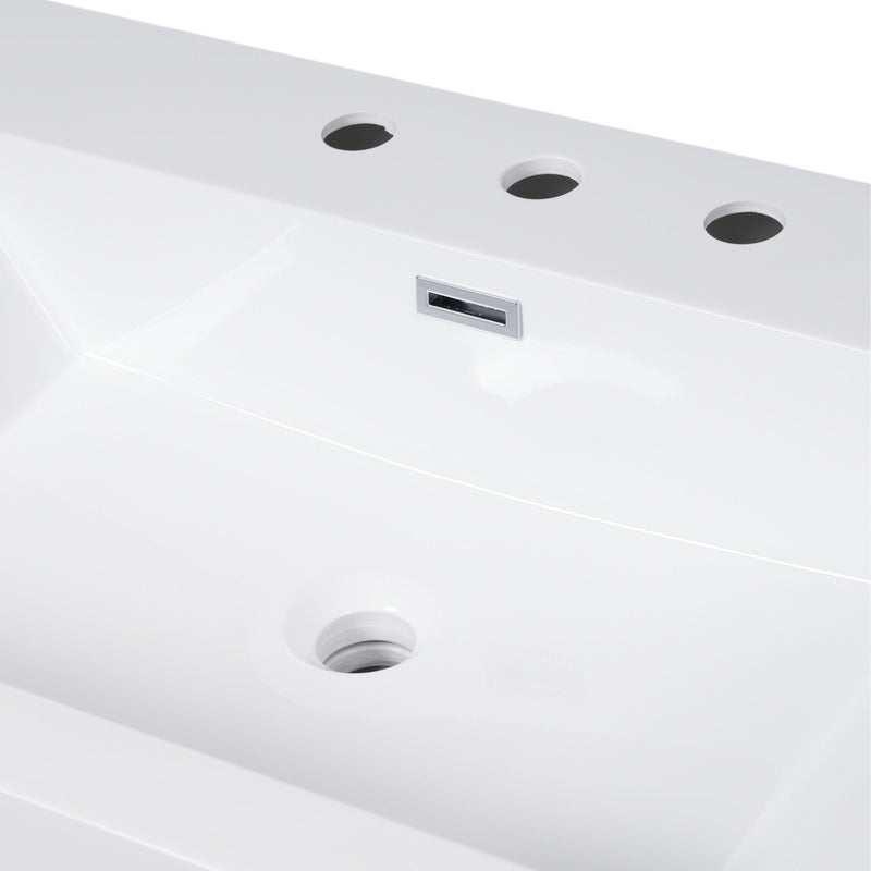 Bathroom Vanity With Sink, 5 Legs, Soft Close Drawers