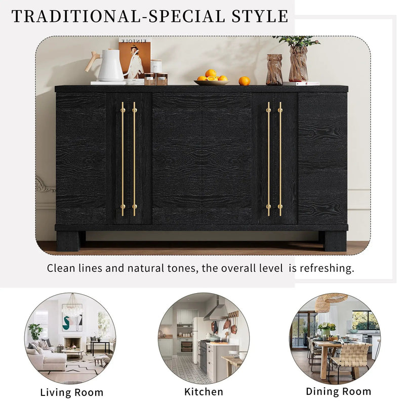 Sideboard With Adjustable Shelves