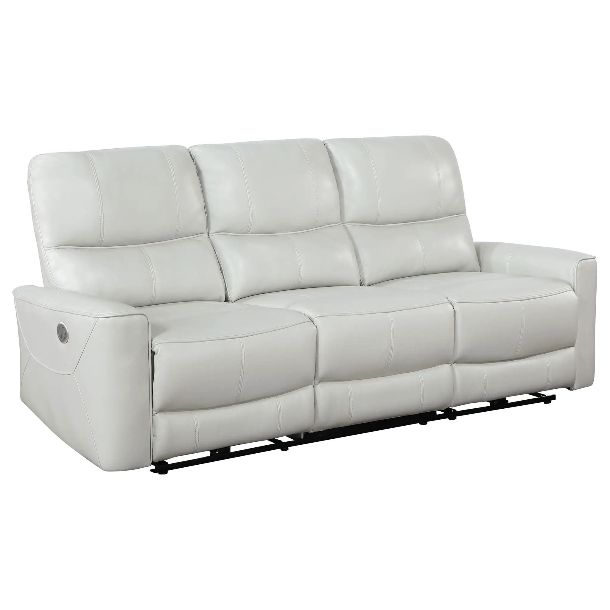 Greenfield Upholstered Power Reclining Sofa Dove Grey by Unique Piece Furniture