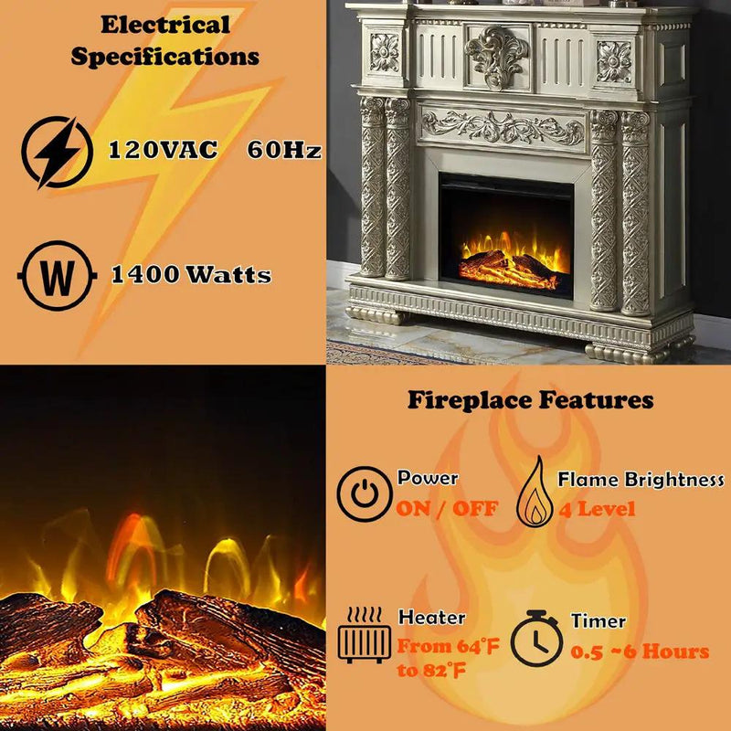 Vendome - Fireplace by Unique Piece Furniture