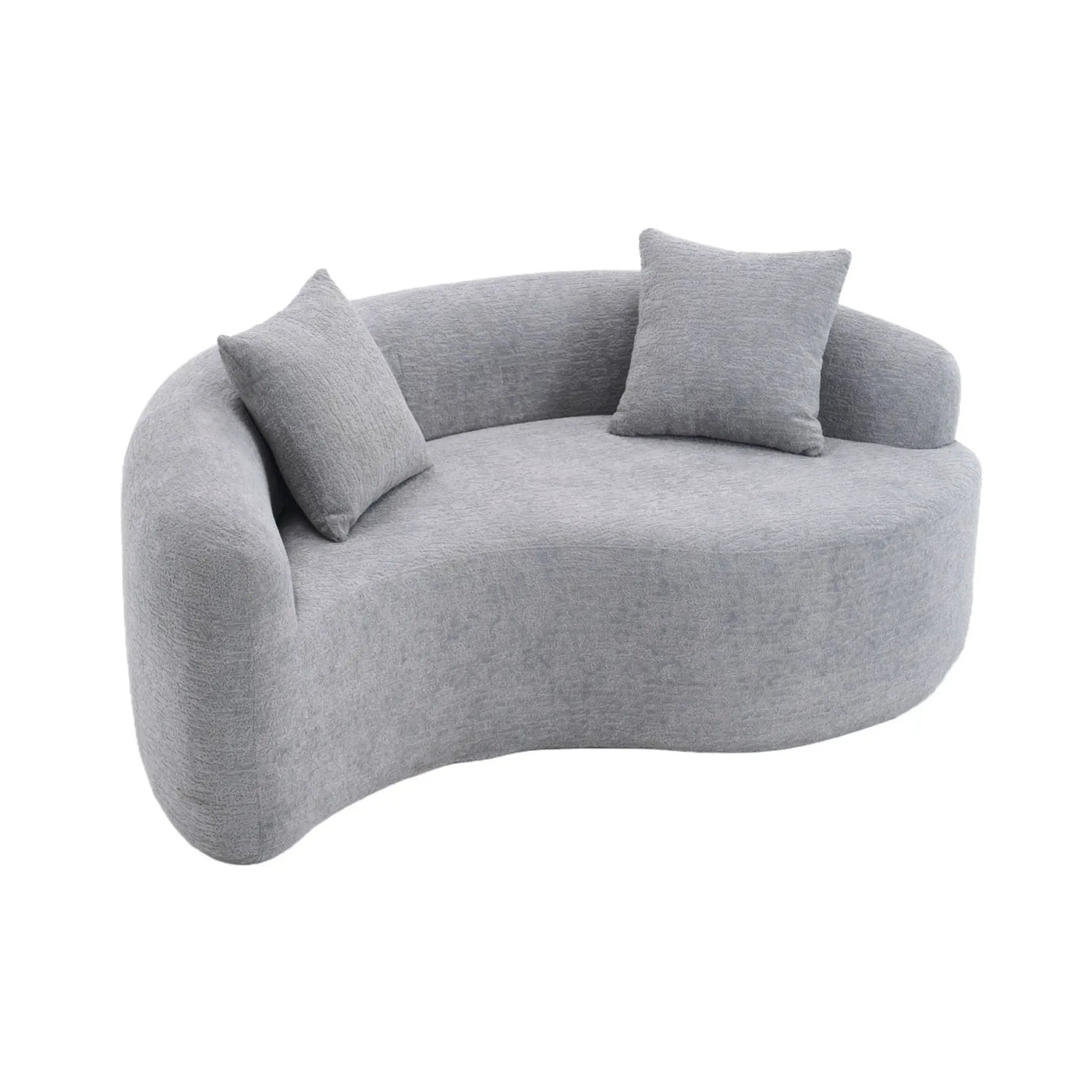 Tai Chi - Curved Dual Depth Loveseat by HouseOfZazla