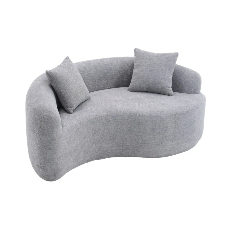Tai Chi - Curved Dual Depth Loveseat by HouseOfZazla