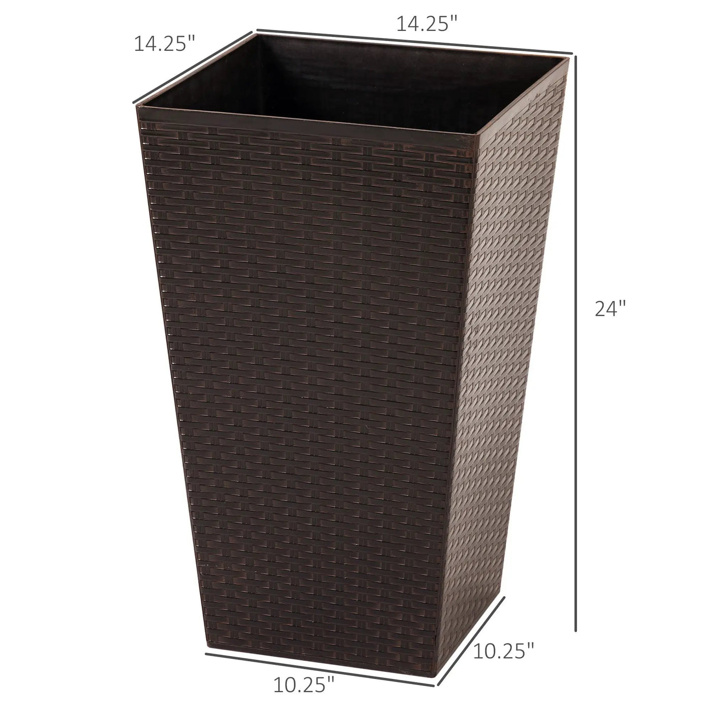 Outsunny Set of 3 Tall Planters by HouseOfZazla