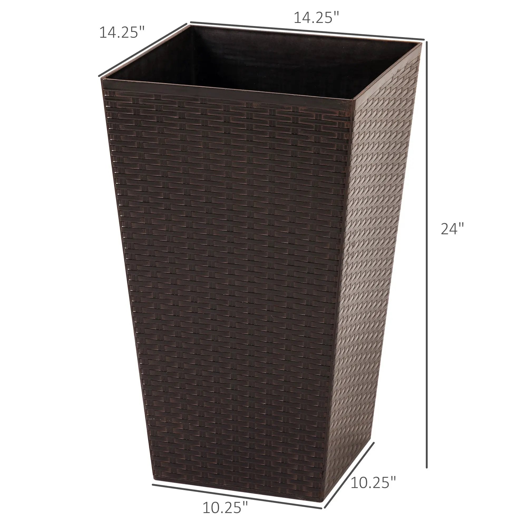 Outsunny Set of 3 Tall Planters by HouseOfZazla