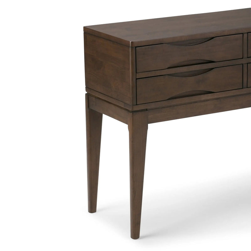 Harper - Hallway Console Table - Walnut Brown by HouseOfZazla
