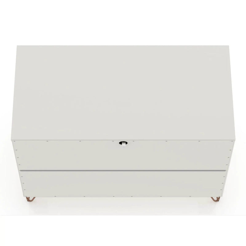 Rockefeller - Dresser & 3 Drawer - Off White by HouseOfZazla