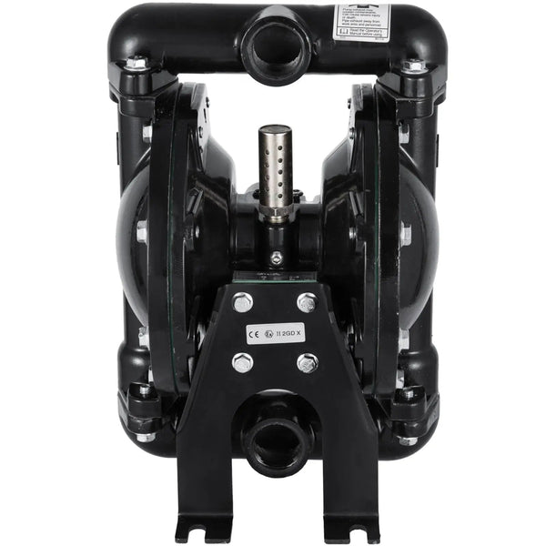 Air-Operated Double Diaphragm Pump 1 Inch Inlet Outlet Aluminum 35 GPM Max 120PSI