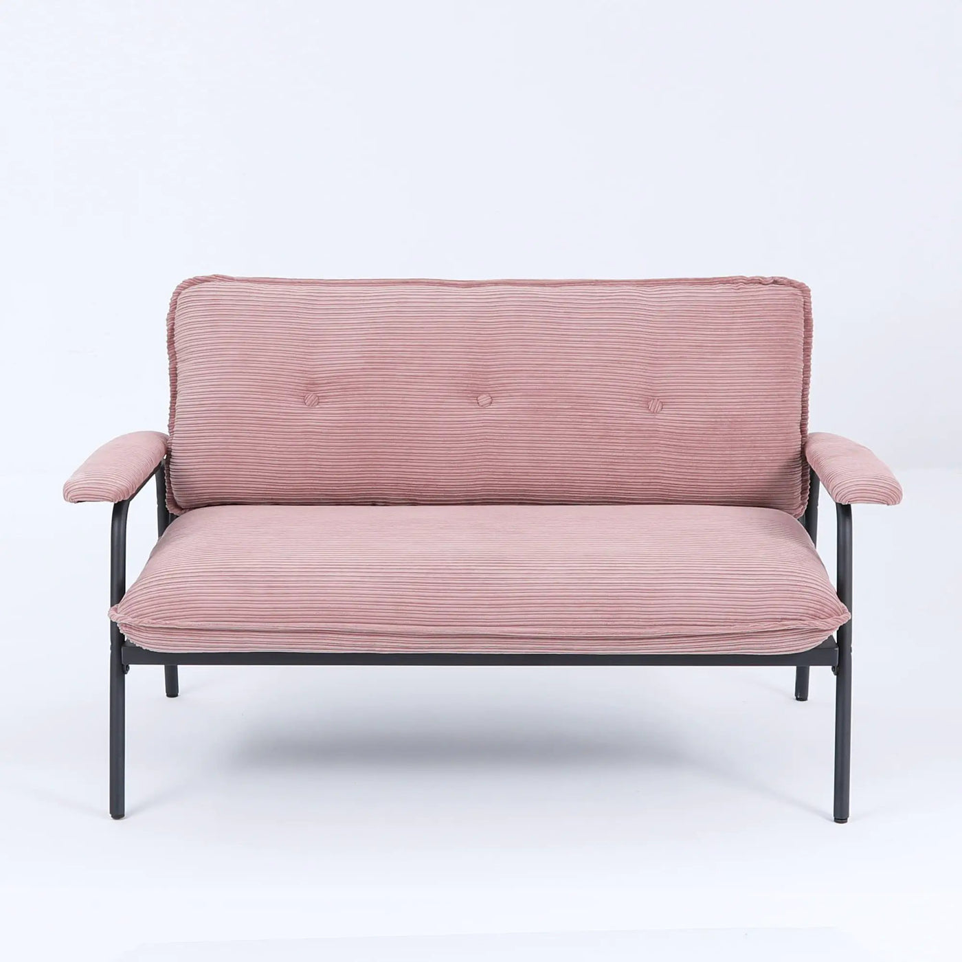 Modern Metal Frame Sofa With Sponge Filling For Compact Spaces And Versatile Use by HouseOfZazla