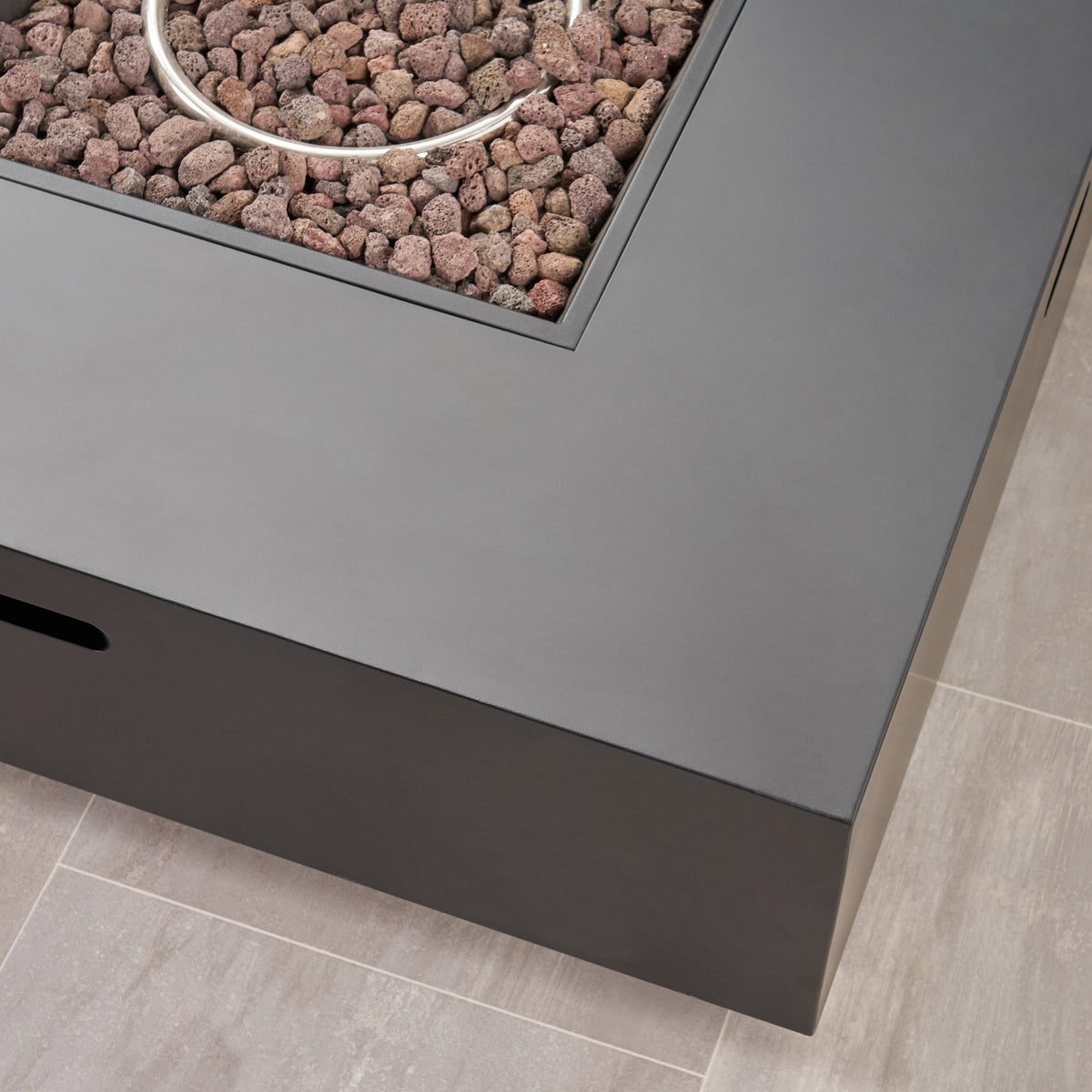 39'' Square Iron Fire Pit - 50,000 BTU, photo 10 of 13