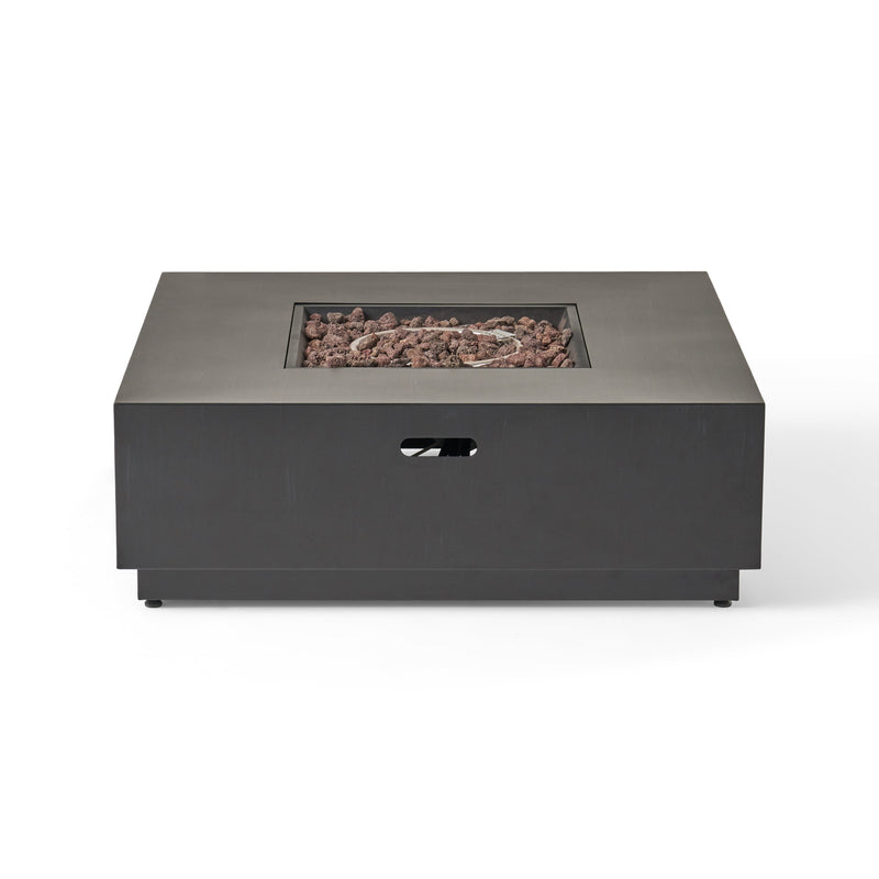39'' Square Iron Fire Pit - 50,000 BTU, photo 11 of 13