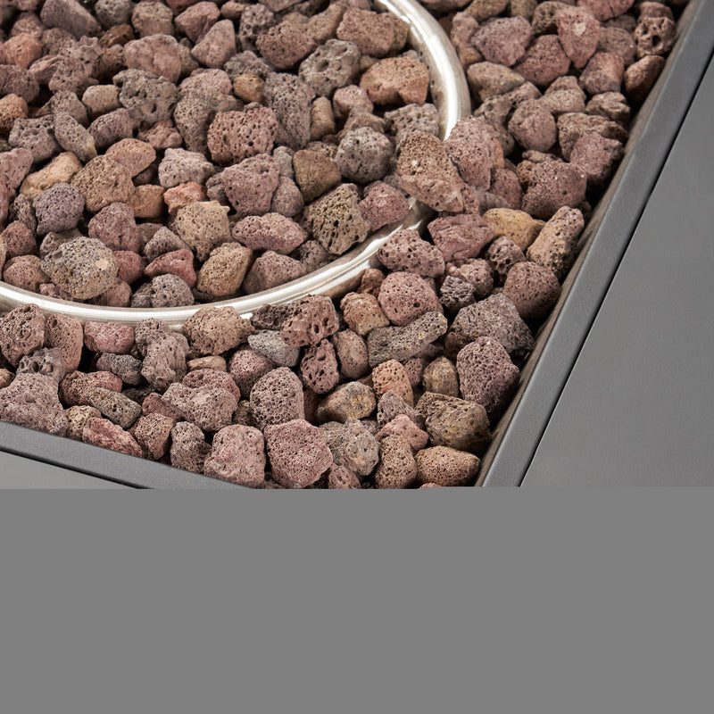 39'' Square Iron Fire Pit - 50,000 BTU, photo 12 of 13