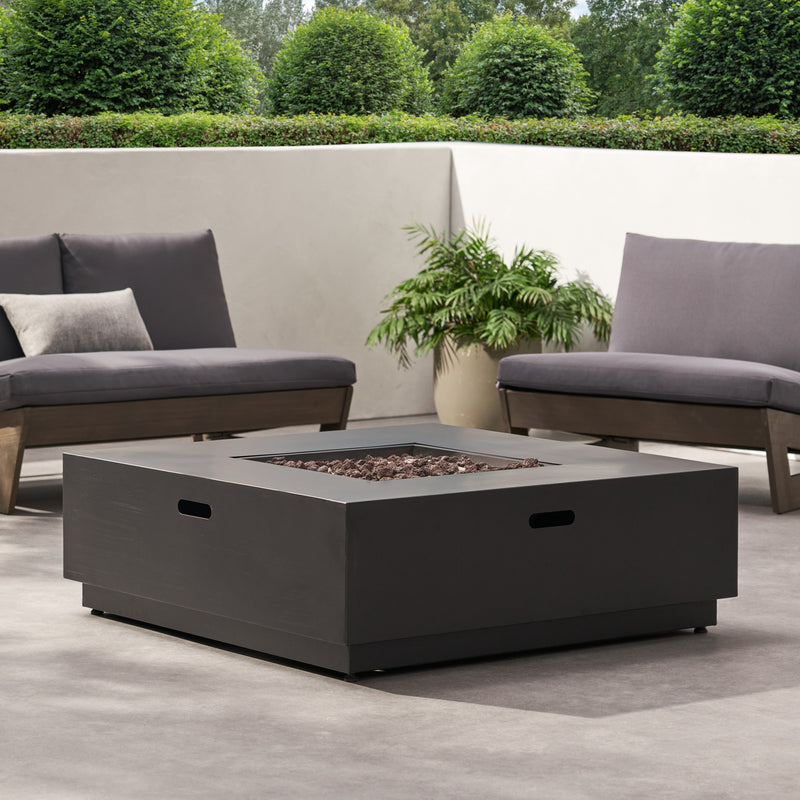 39'' Square Iron Fire Pit - 50,000 BTU, photo 3 of 13