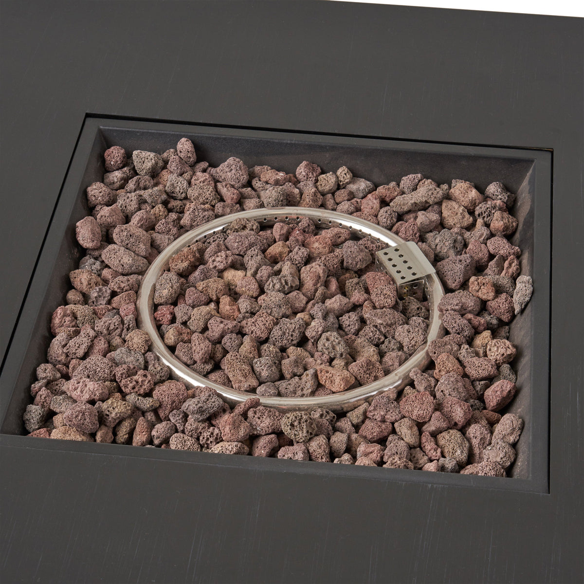 39'' Square Iron Fire Pit - 50,000 BTU, photo 7 of 13