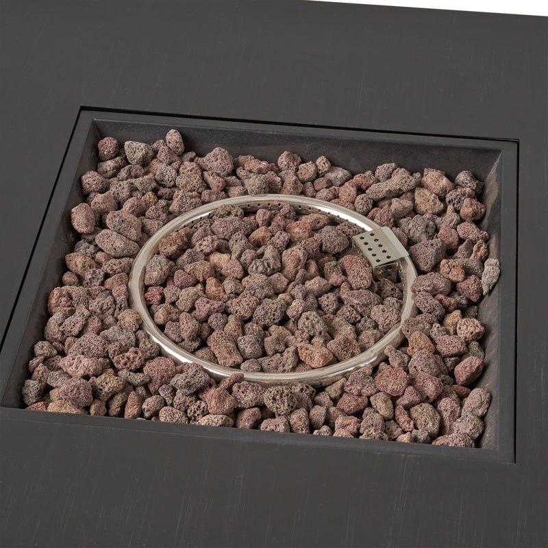 39'' Square Iron Fire Pit - 50,000 BTU, photo 7 of 13