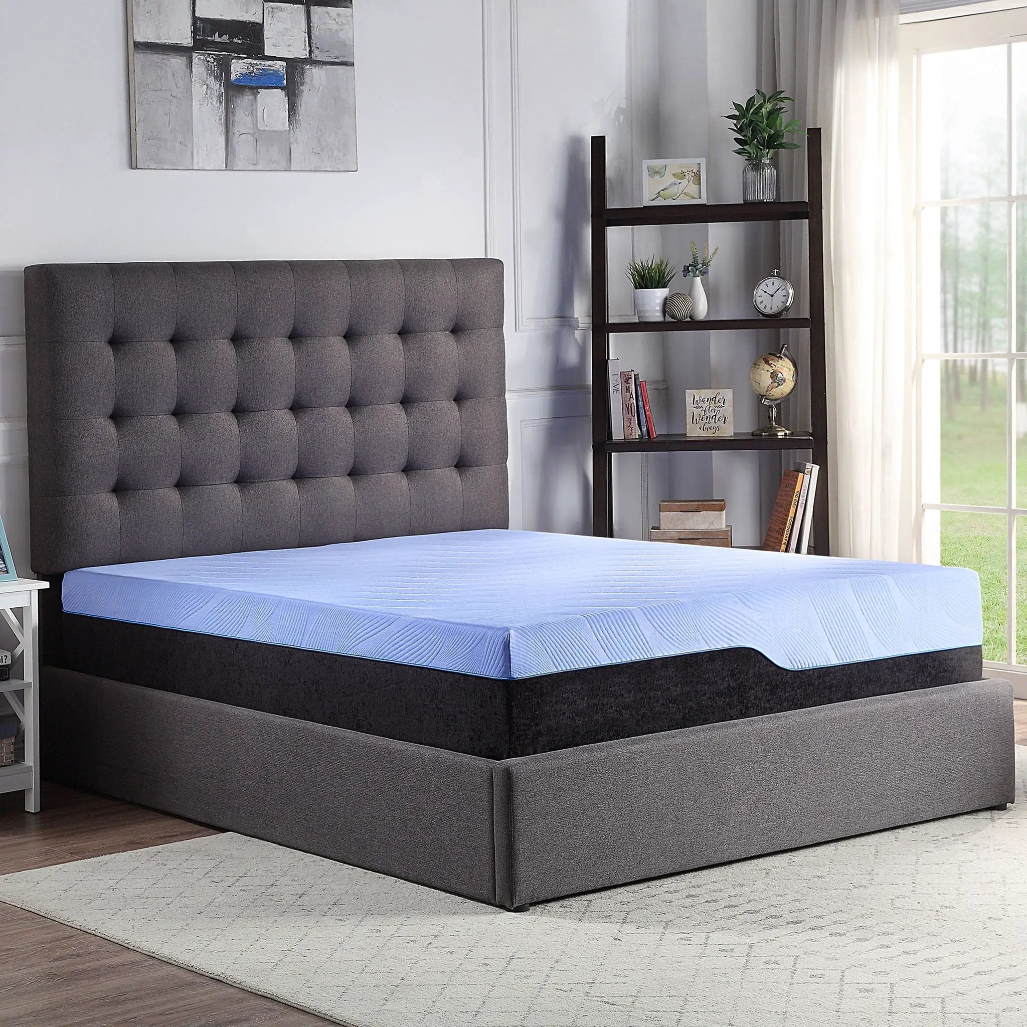 12" Refresh Hybrid Cooling Fast Responding Latex Foam And Coil Mattress by HouseOfZazla