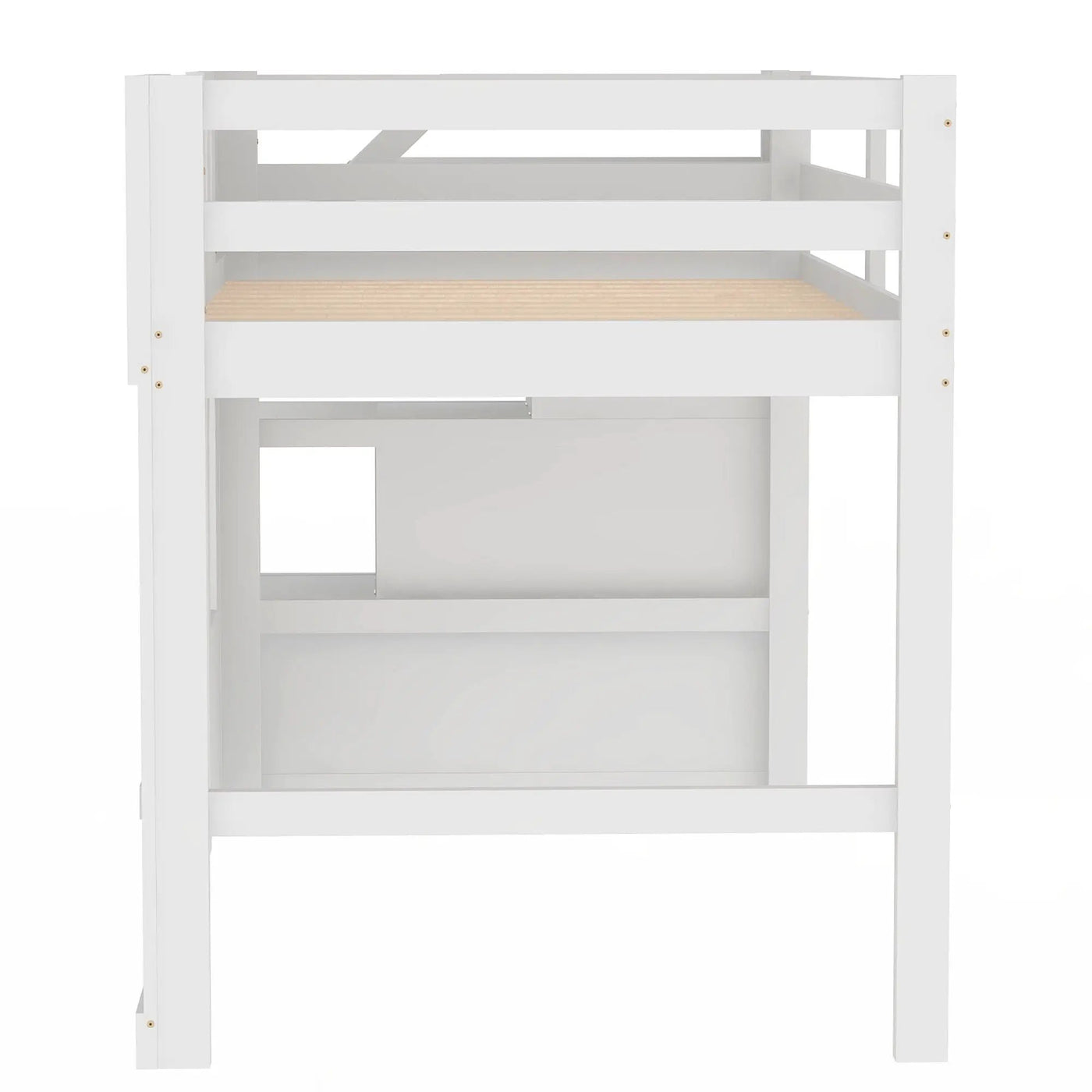 Loft Bed With Storage Staircase And Windows by HouseOfZazla