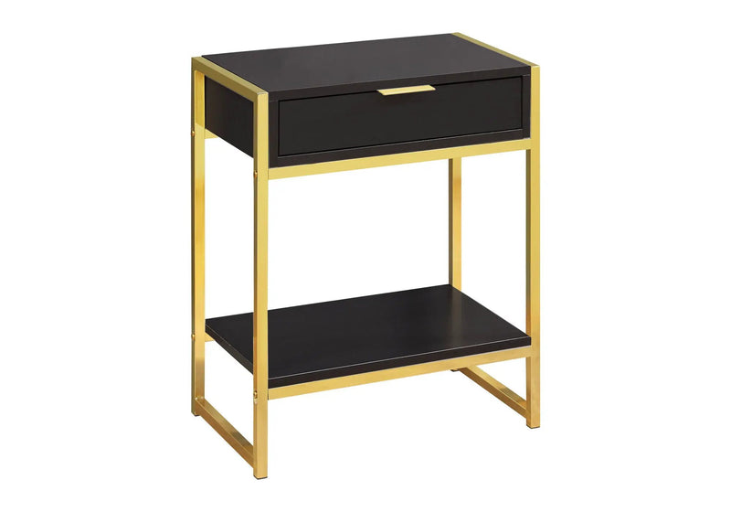 Accent Side Table, Storage Drawer, Spacious Tabletop by Unique Piece Furniture