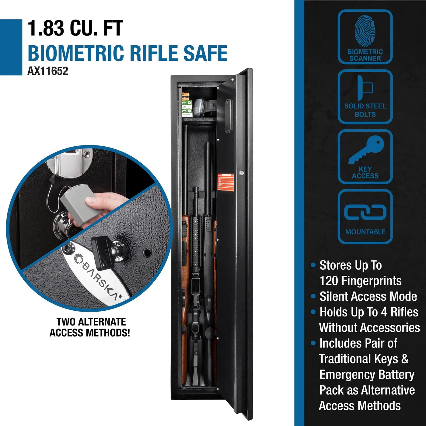 Biometric Rifle Safe by HouseOfZazla
