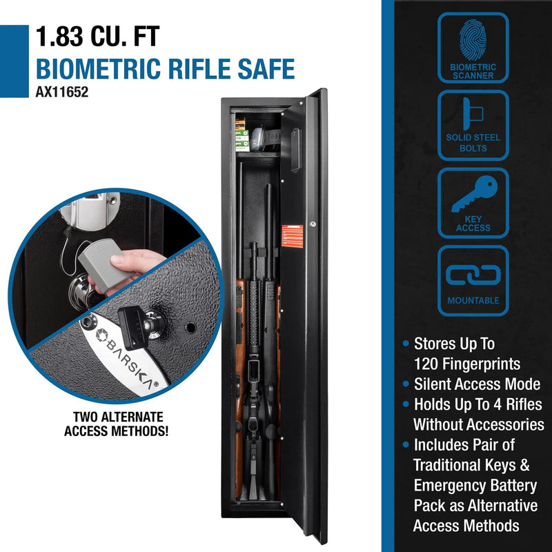 Biometric Rifle Safe by HouseOfZazla