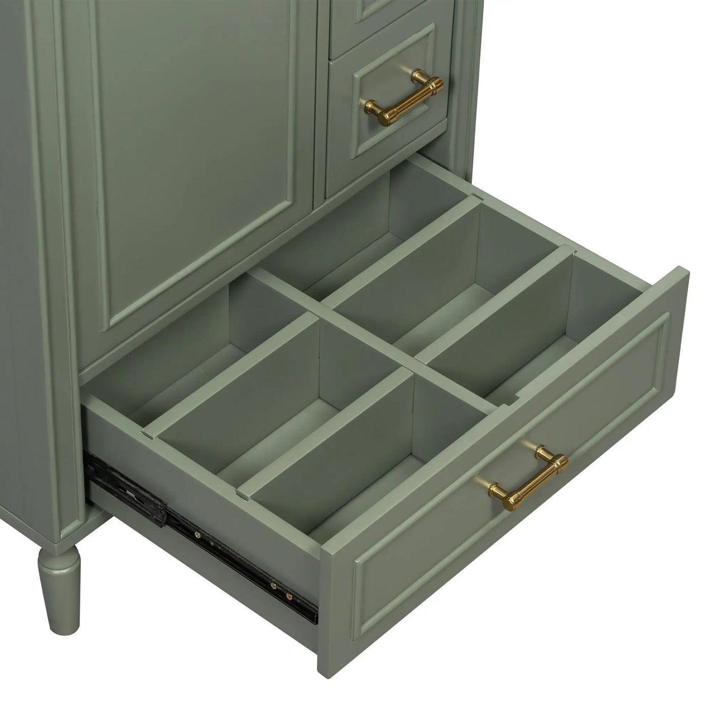 Traditional Bathroom Vanity Set With Soft Close Doors by HouseOfZazla