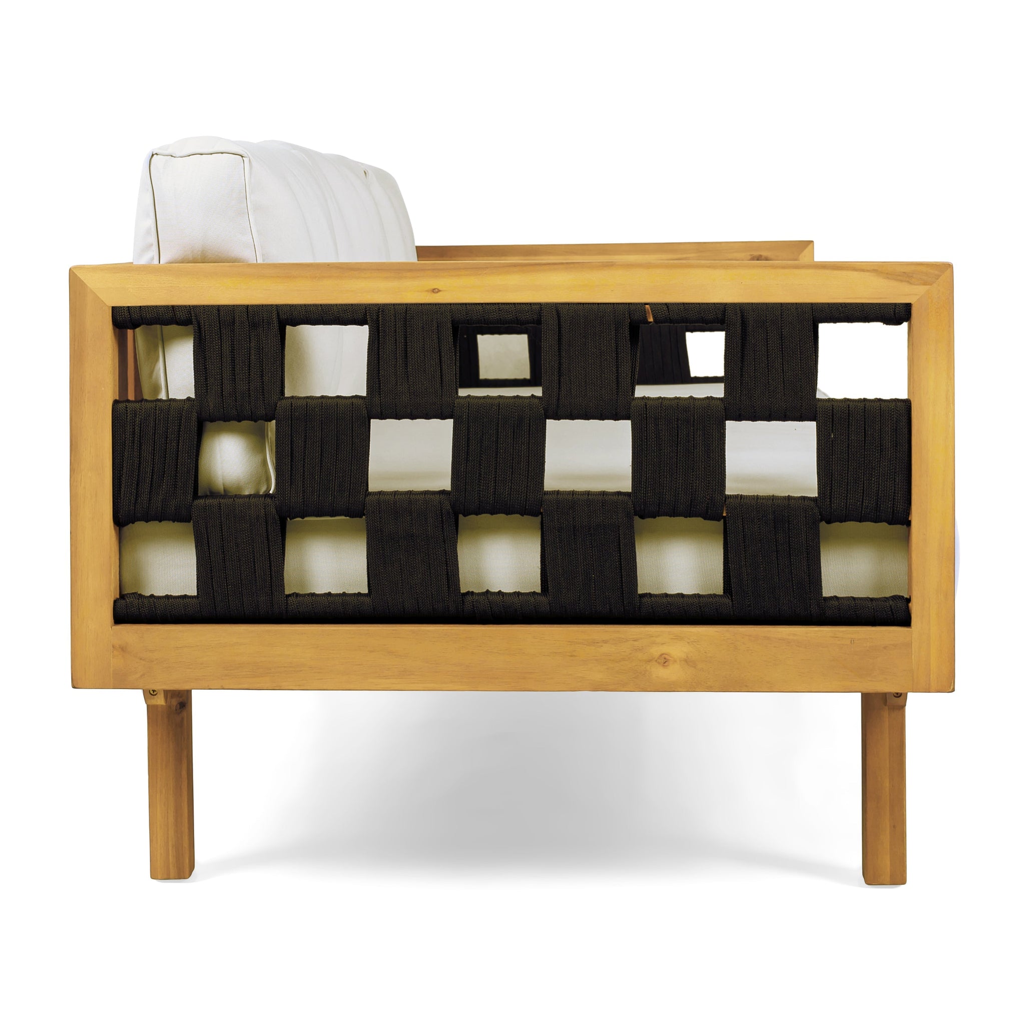 Luxury Acacia Wood Outdoor Daybed Set by HouseOfZazla