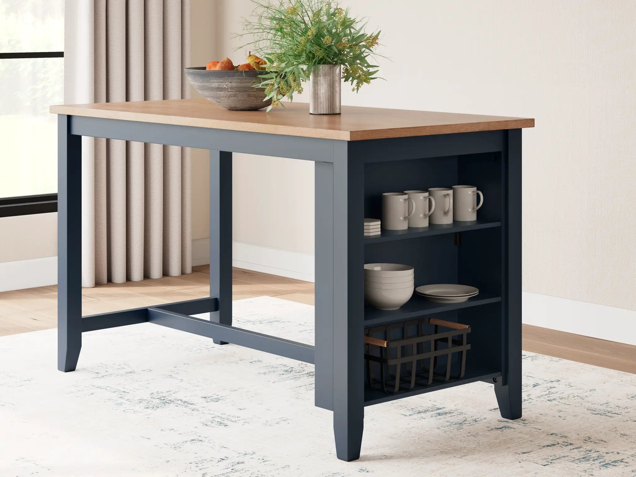 Gesthaven - Rectangular Dining Room Counter Table by Unique Piece Furniture