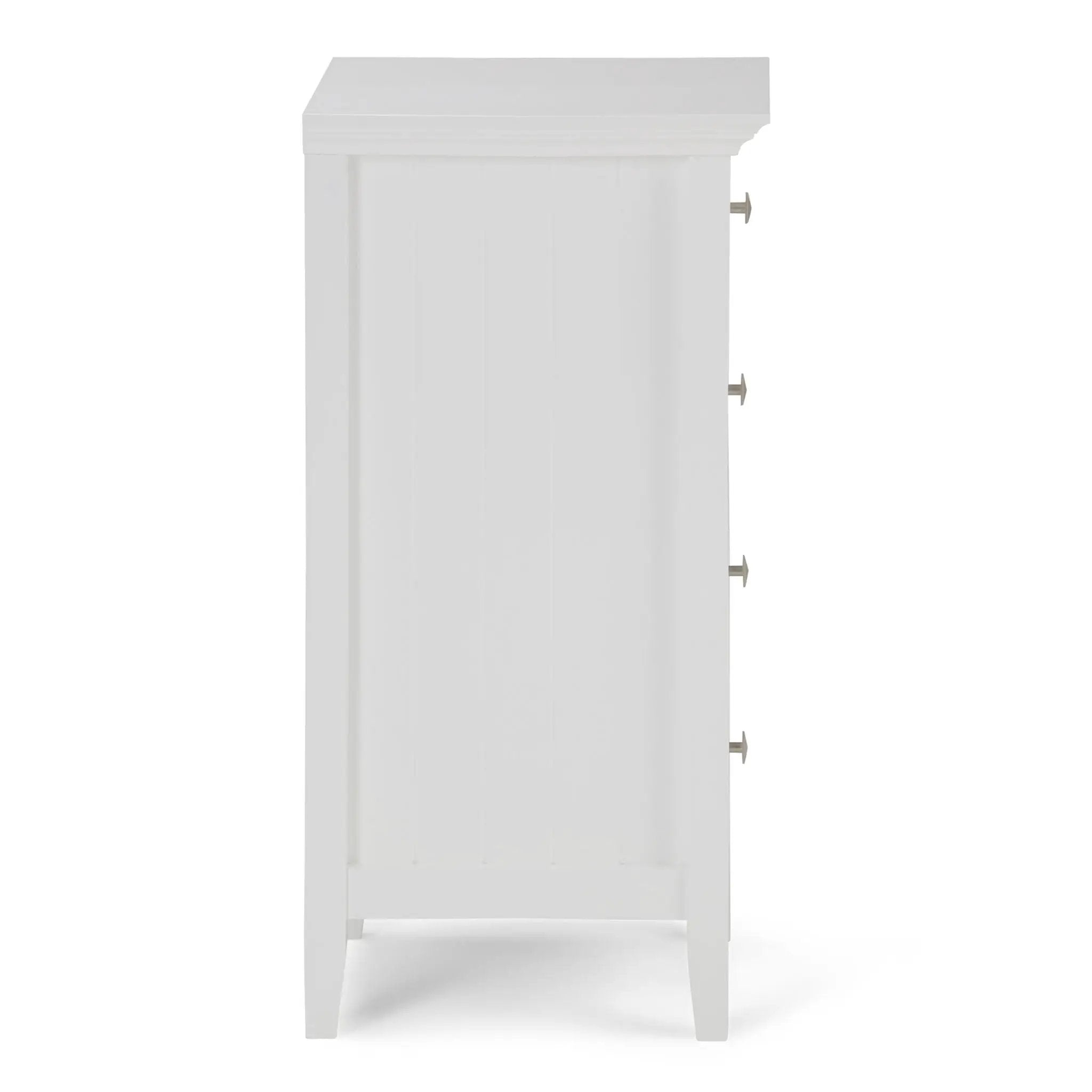 Acadian - 4 Drawer Floor Storage Cabinet - Pure White by HouseOfZazla