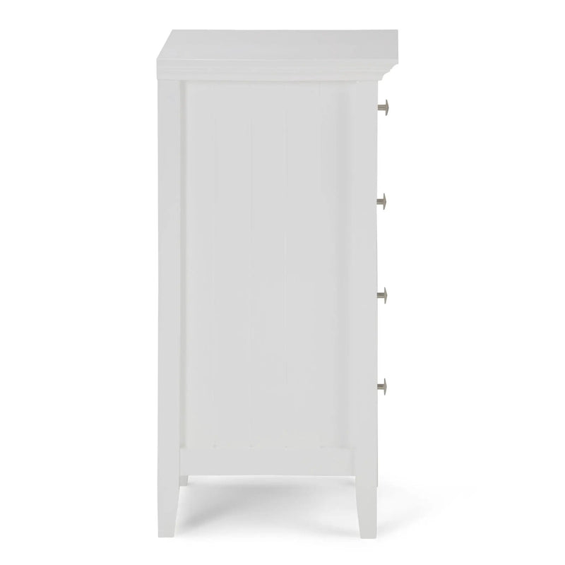 Acadian - 4 Drawer Floor Storage Cabinet - Pure White by HouseOfZazla