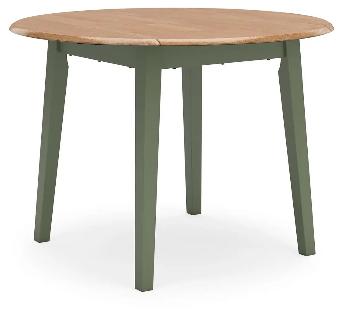 Gesthaven - Round Dining Room Drop Leaf Table by Unique Piece Furniture