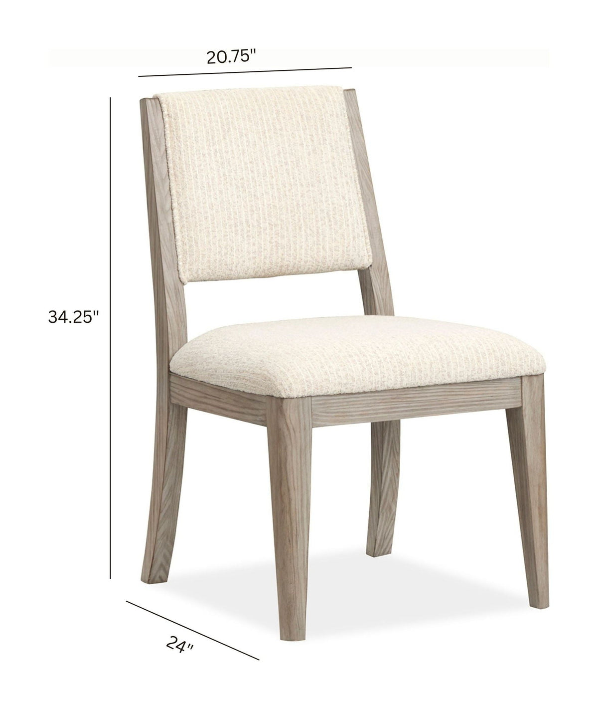 Braelyn - Upholstered Side Chair (Set of 2) - Dorian Gray, photo 2 of 7