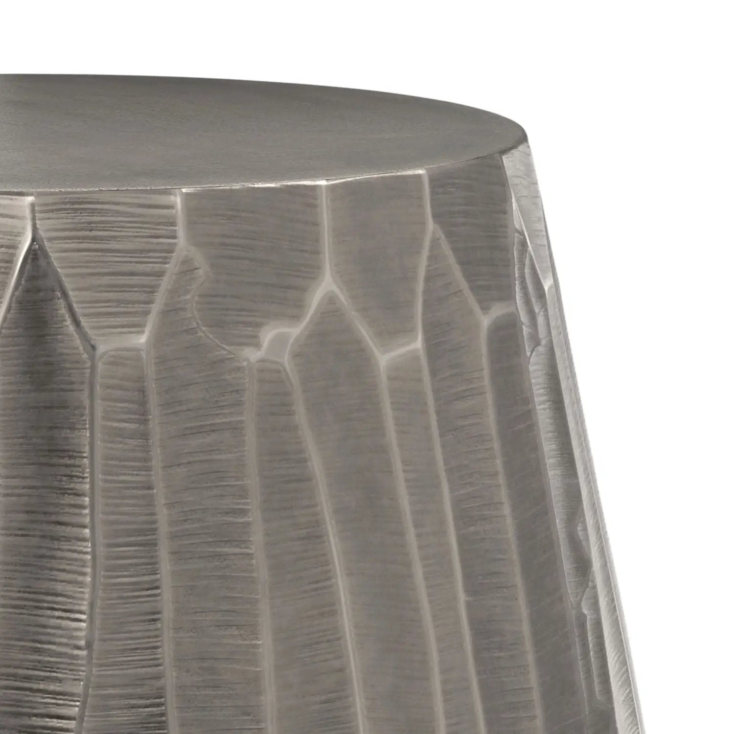 Nellie - Cast Aluminum Side Table - Black by HouseOfZazla