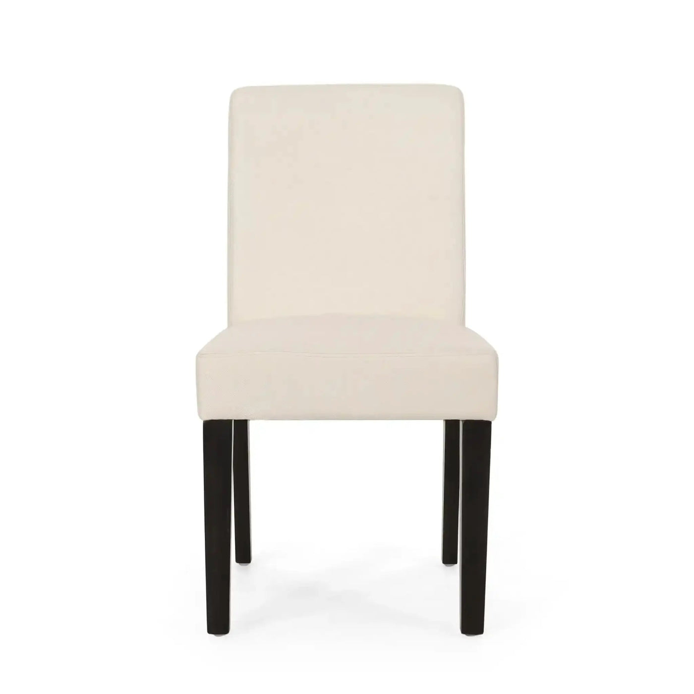 Contemporary Dining Chair With Upholstered Seating and Tapered Legs by HouseOfZazla