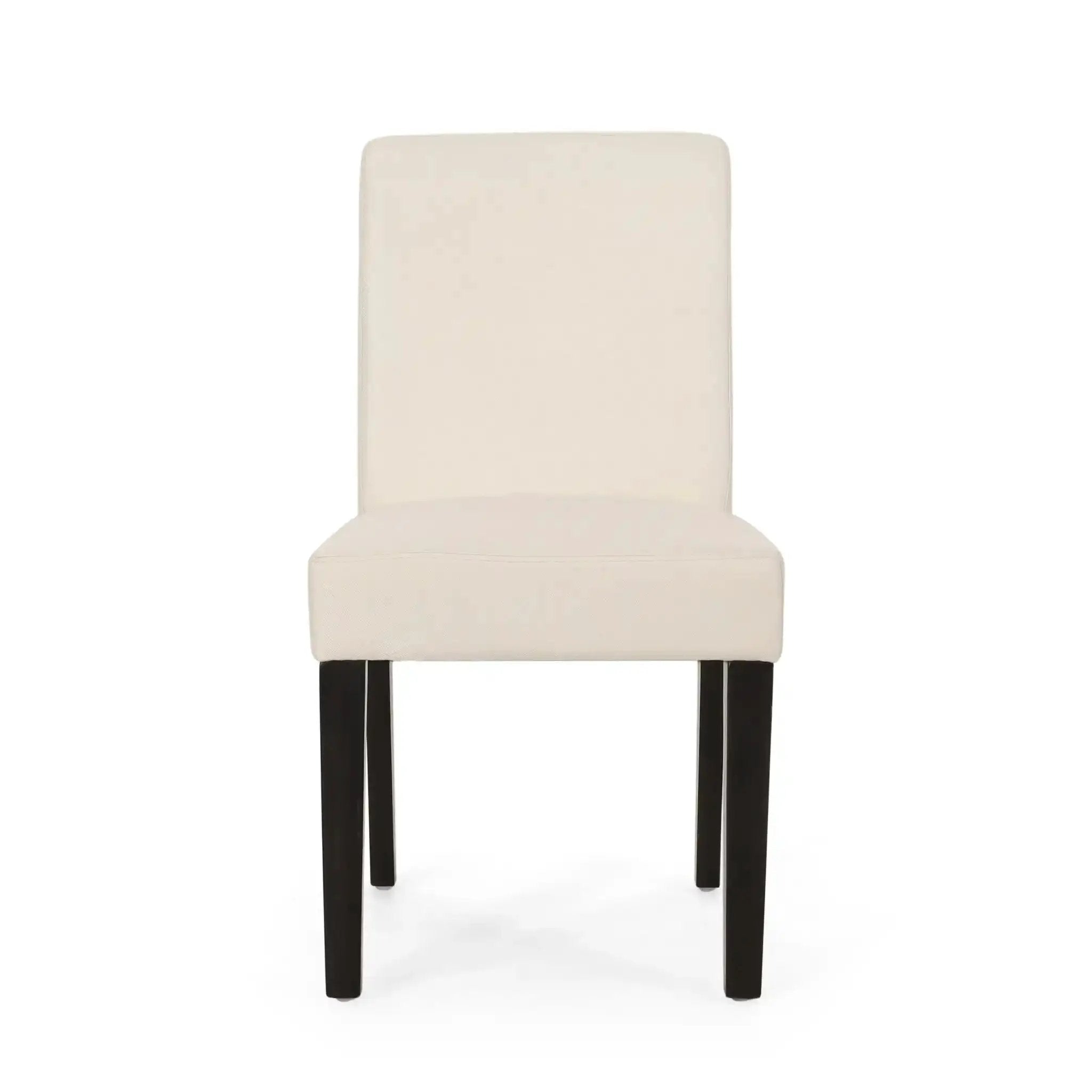 Contemporary Dining Chair With Upholstered Seating and Tapered Legs by HouseOfZazla