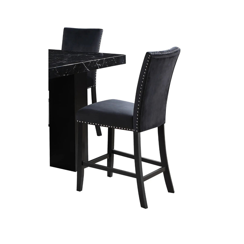 Mikha - Bar Stools (Set of 2) - Black by Unique Piece Furniture