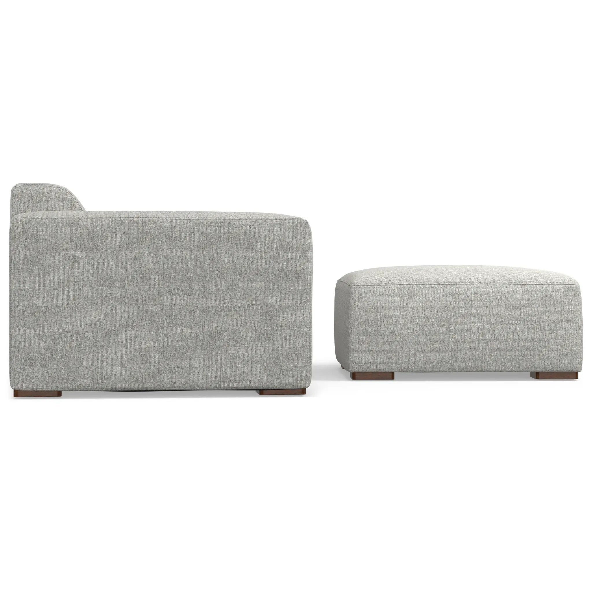 Rex - Handcrafted Sectional Sofa And Ottoman by Unique Piece Furniture