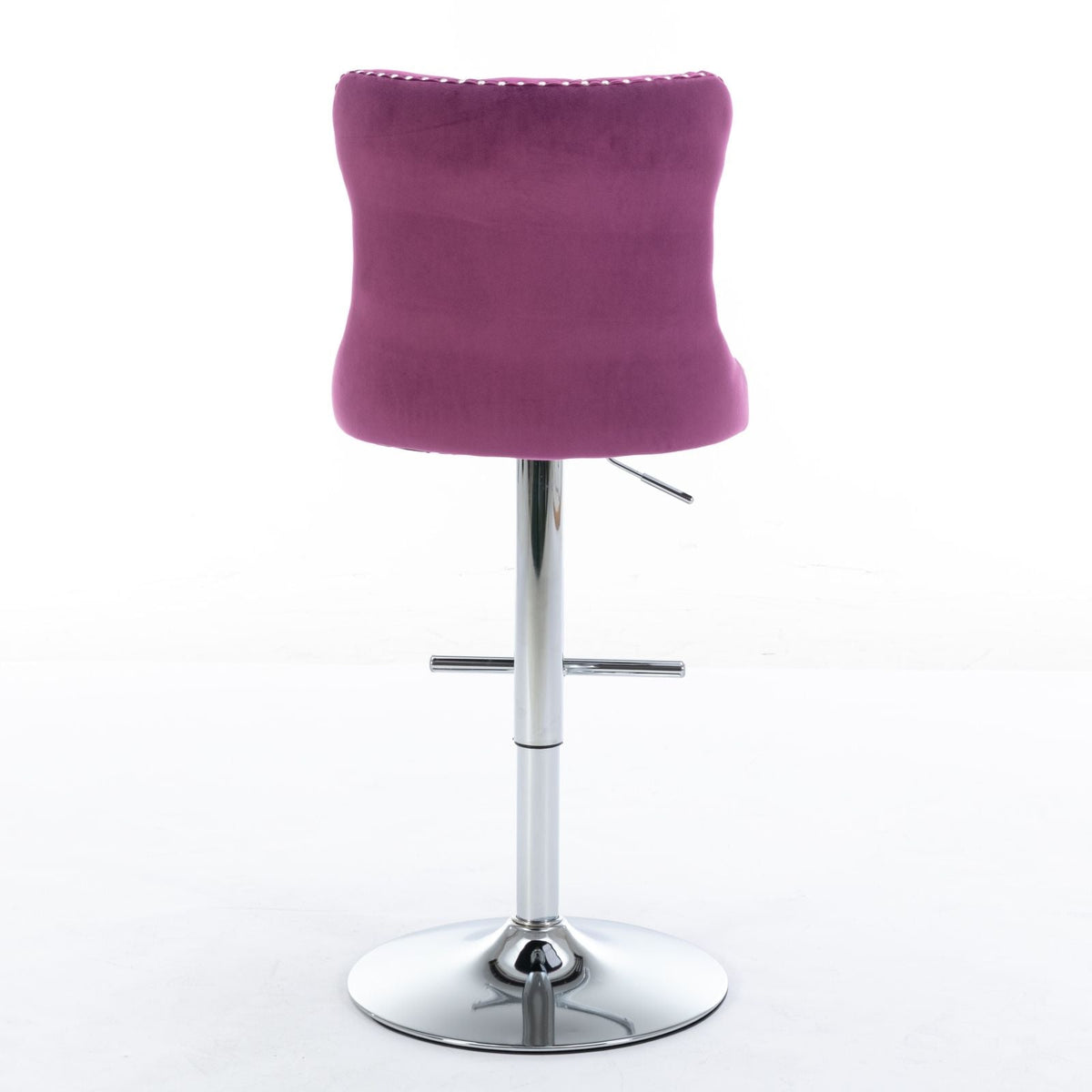 Swivel Barstools Adjusatble Seat Height From 25-33", Modern Upholstered Base Bar Stools With Backs Comfortable Tufted For Home Pub And Kitchen Island (Set of 2), photo 24 of 40