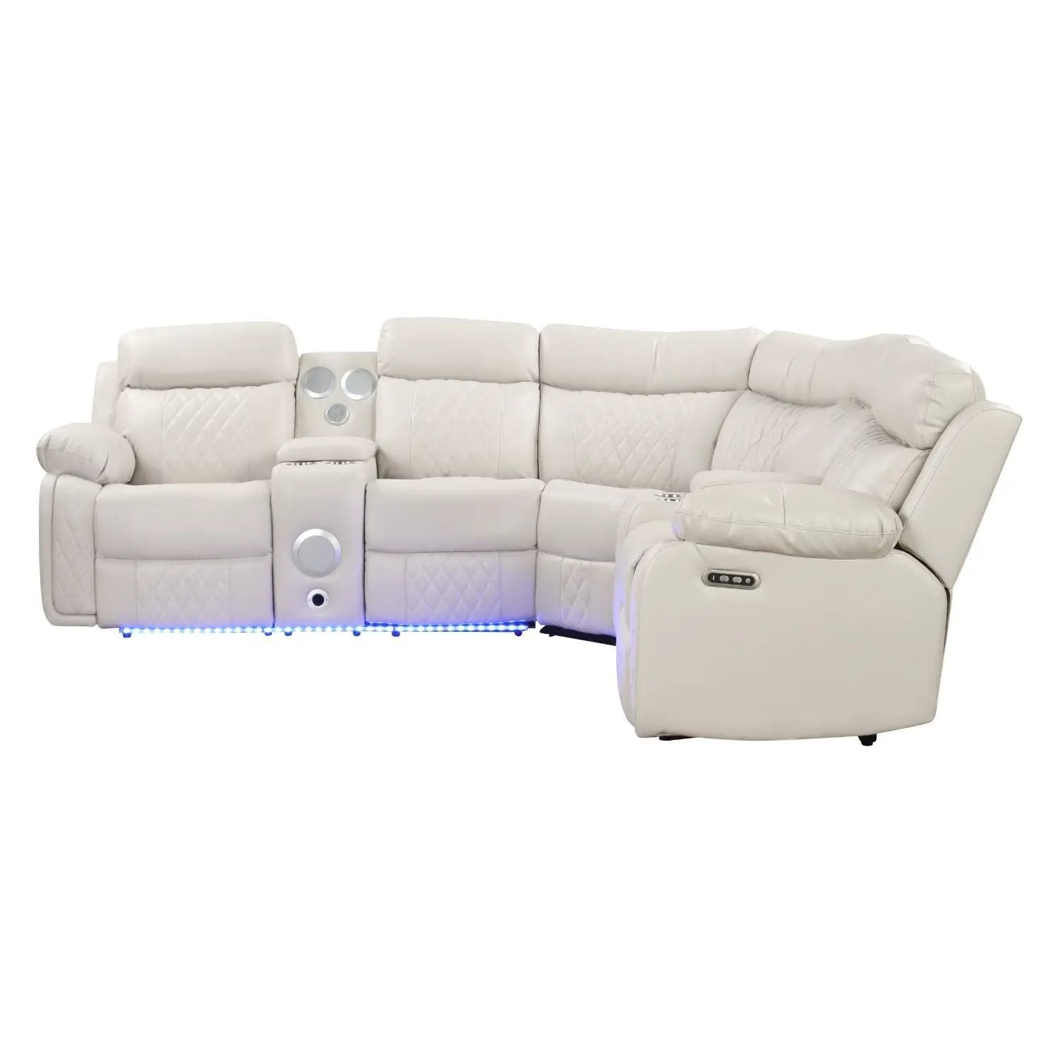 Lacrosse - Power Reclining Sectional Sofa by HouseOfZazla