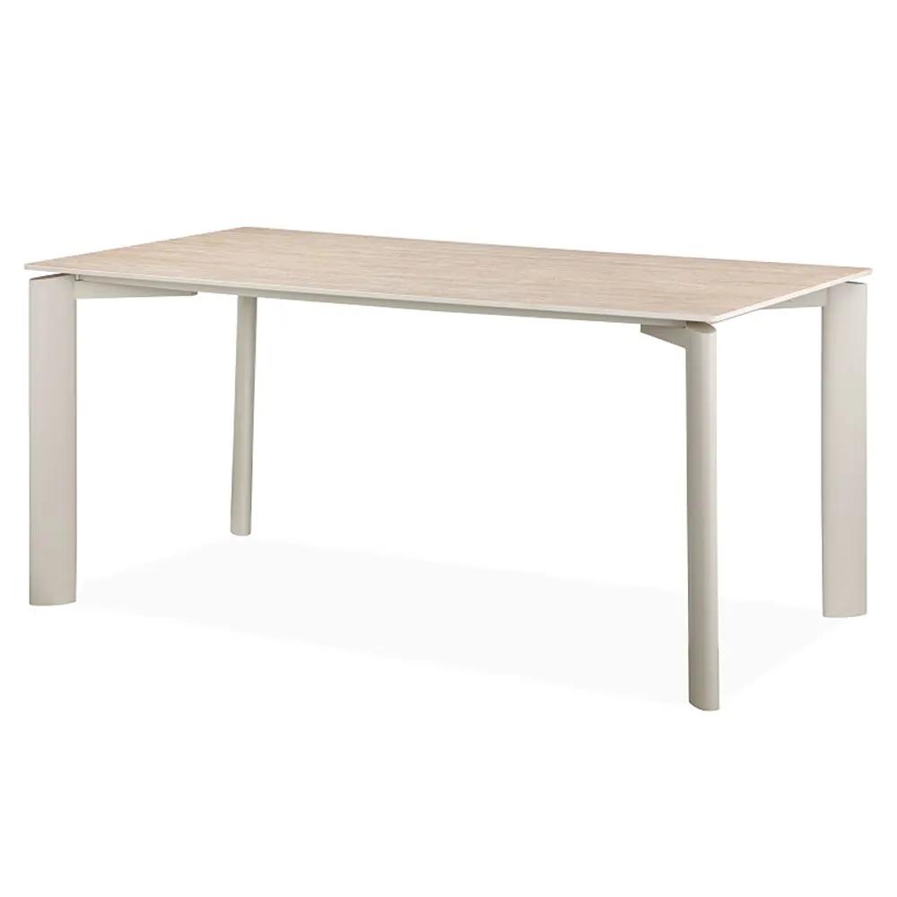 Ingram - Dining Table - Sintered Stone & Light Gray by Unique Piece Furniture