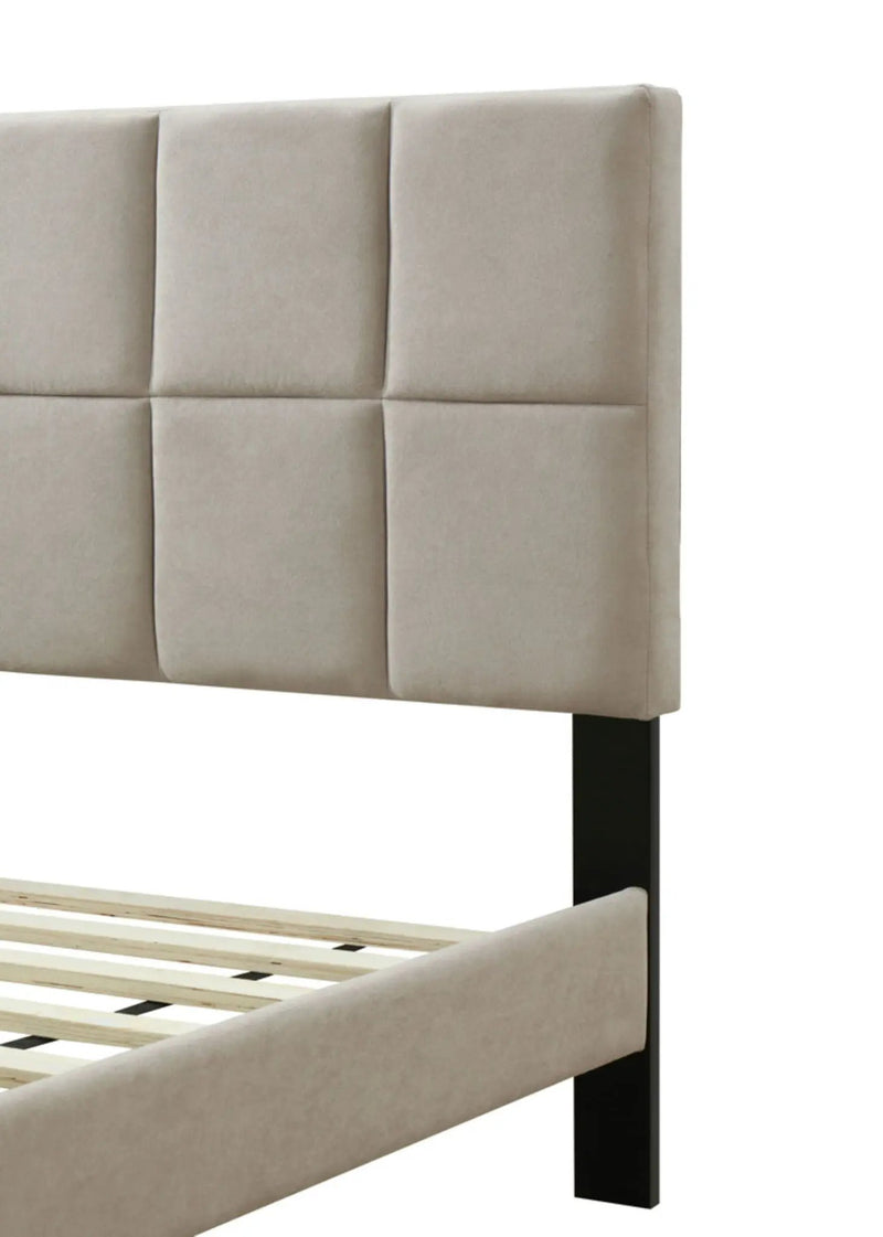 Full Sized Squares Bed With USB by Unique Piece Furniture
