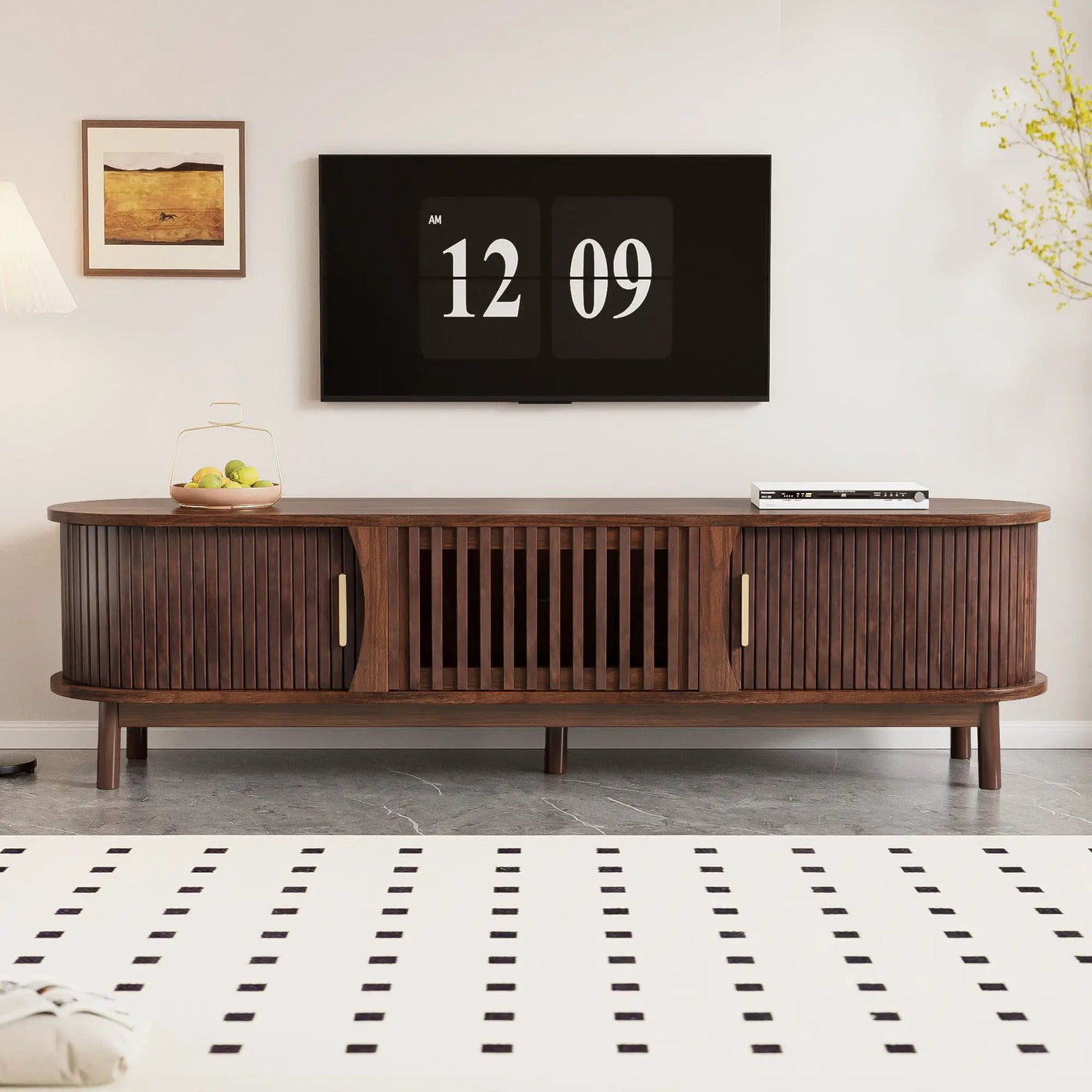TV Stand, Entertainment Center With Storage by Unique Piece Furniture