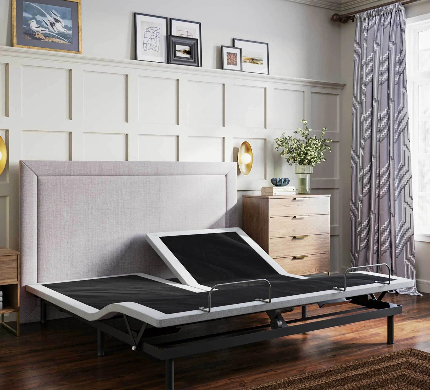Bt3000 - Flex Head Adjustable Bed Base With Head And Foot Position Adjustment by HouseOfZazla