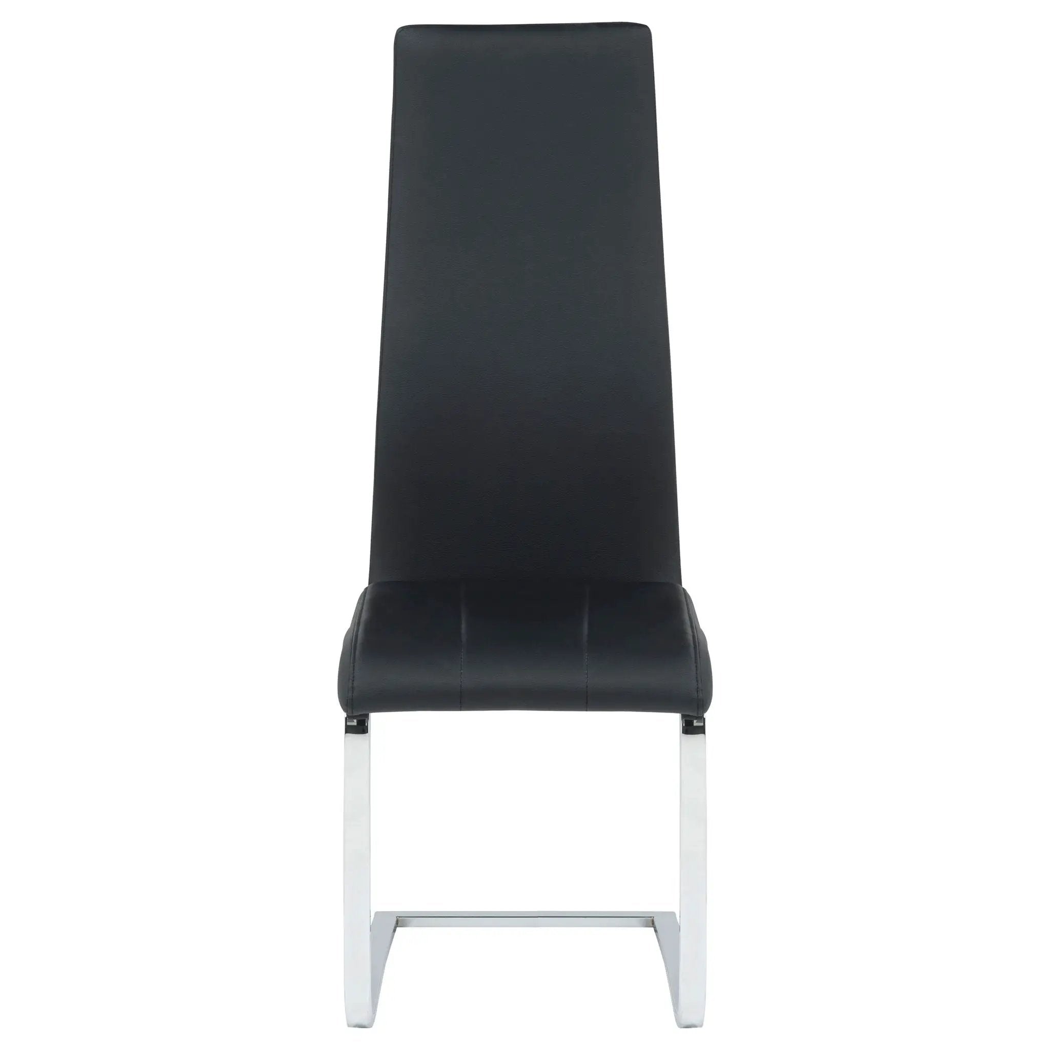 Montclair Upholstered Dining Side Chair Black (Set of 4) by Unique Piece Furniture