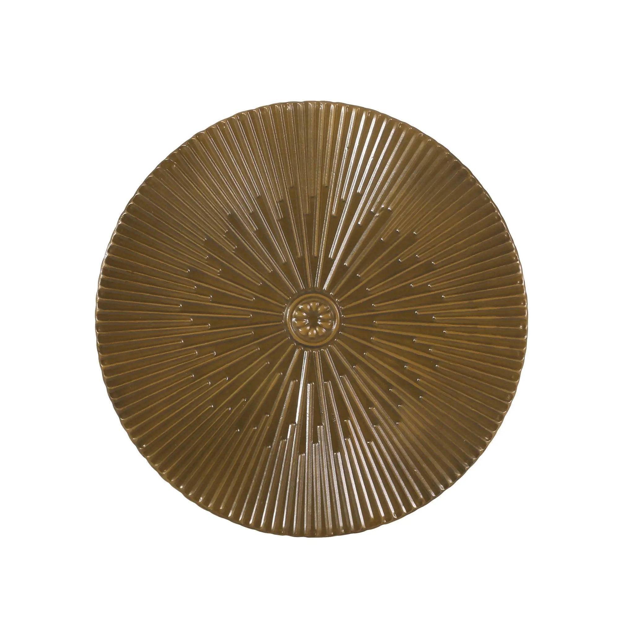 Langseth Iron Sunburst Side Table Modern Design by HouseOfZazla