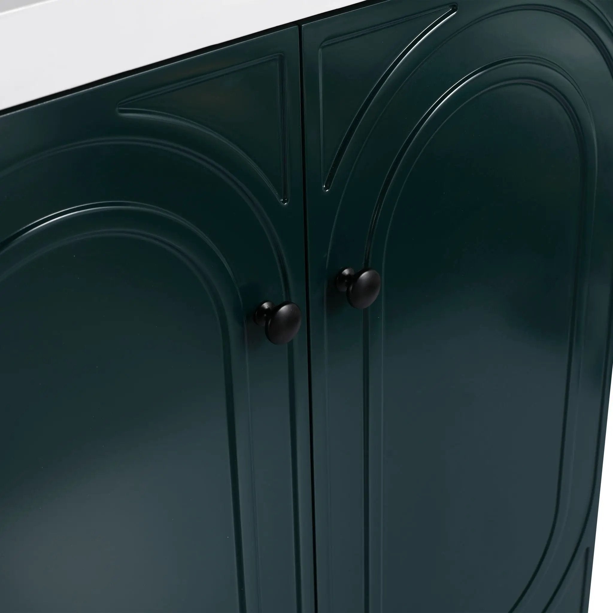 Modern Freestanding Bathroom Vanity With Soft Close Cabinet Doors