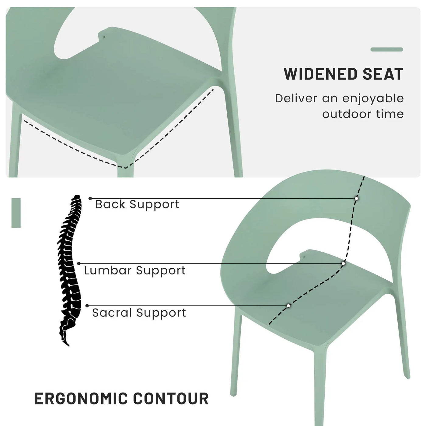 4 Piece Set Of Modern Designed Single Chairs With Folding Square Table by HouseOfZazla